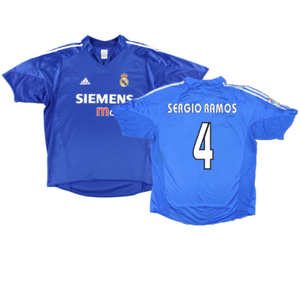 Real Madrid 2004-05 Third Shirt (L) (Excellent) (SERGIO RAMOS 4)_0