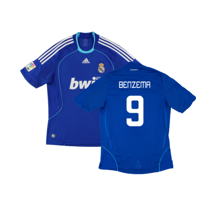 Real Madrid 2008-09 Away Shirt (XL) (Very Good) (Benzema 9)