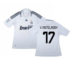 Real Madrid 2008-09 Home Shirt (L) (Very Good) (V.Nistelrooy 17)_0