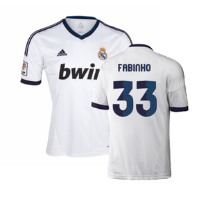 Real Madrid 2012-13 Home Shirt (XL) (Very Good) (Fabinho 33)_0