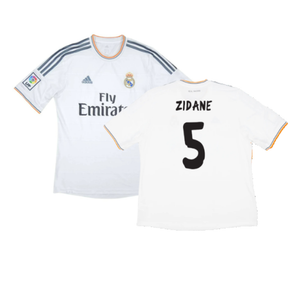 Real Madrid 2013-14 Home (M) (Very Good) (ZIDANE 5)_0