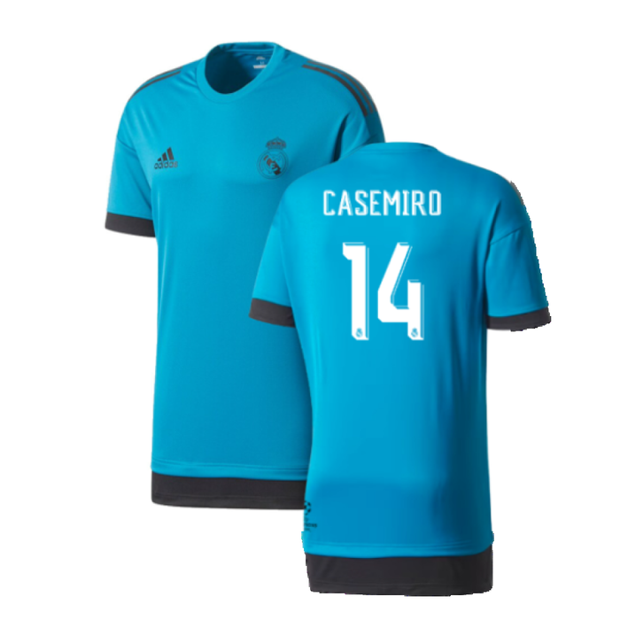 Real Madrid 2017-18 Adidas Champions League Training Shirt (2XL) (Casemiro 14) (Excellent)