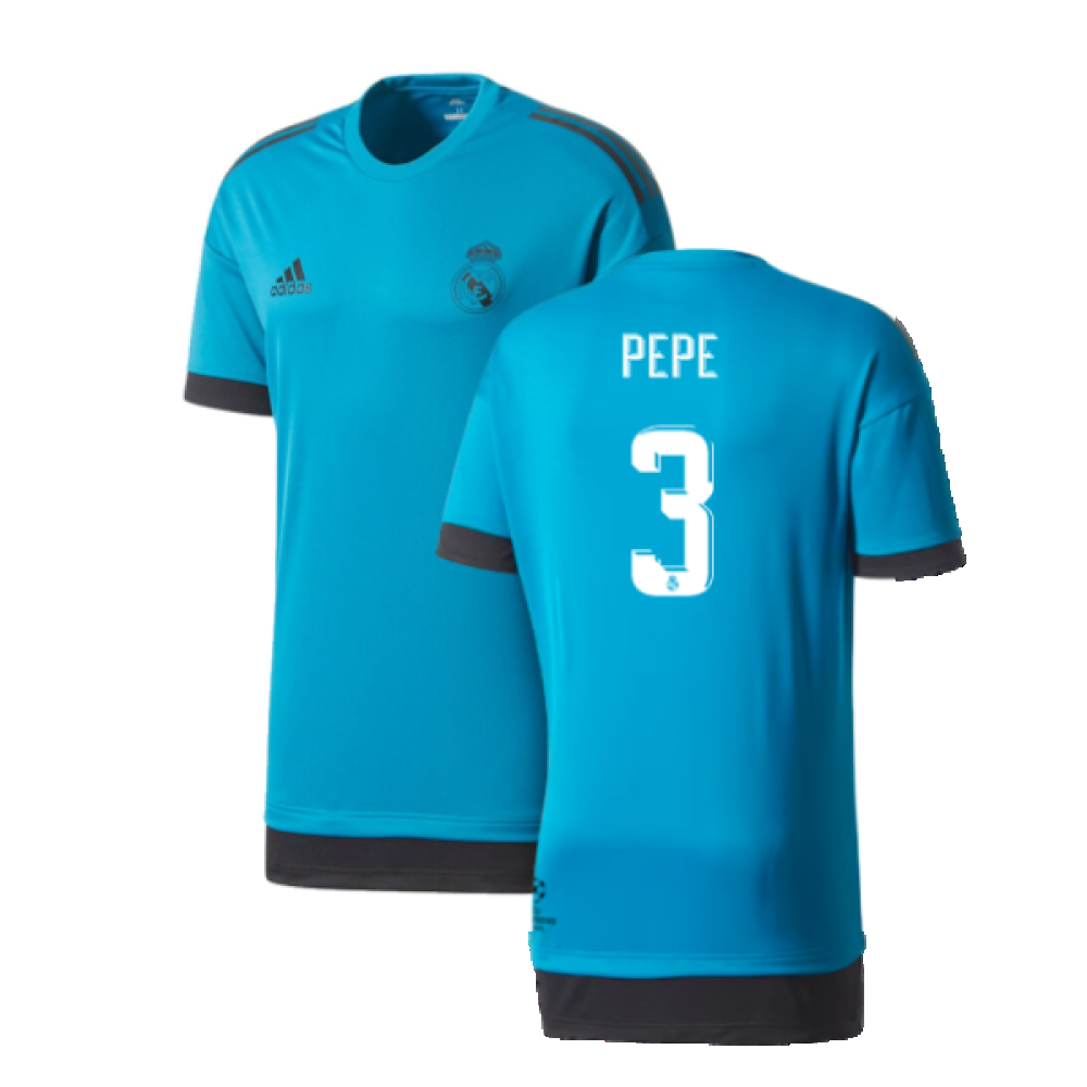 Real Madrid 2017 18 Adidas Champions League Training Shirt 2XL Pepe Classic Football Kit