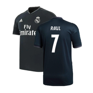 Real Madrid 2018-19 Away Shirt (S) (Very Good) (Raul 7)_0