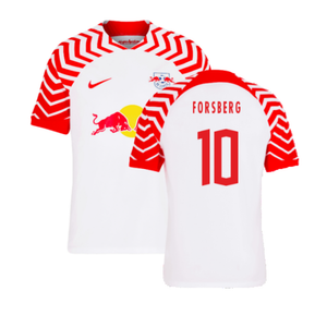 Red Bull Leipzig 2023-24 Home Shirt (L) (Forsberg 10) (Good)_0