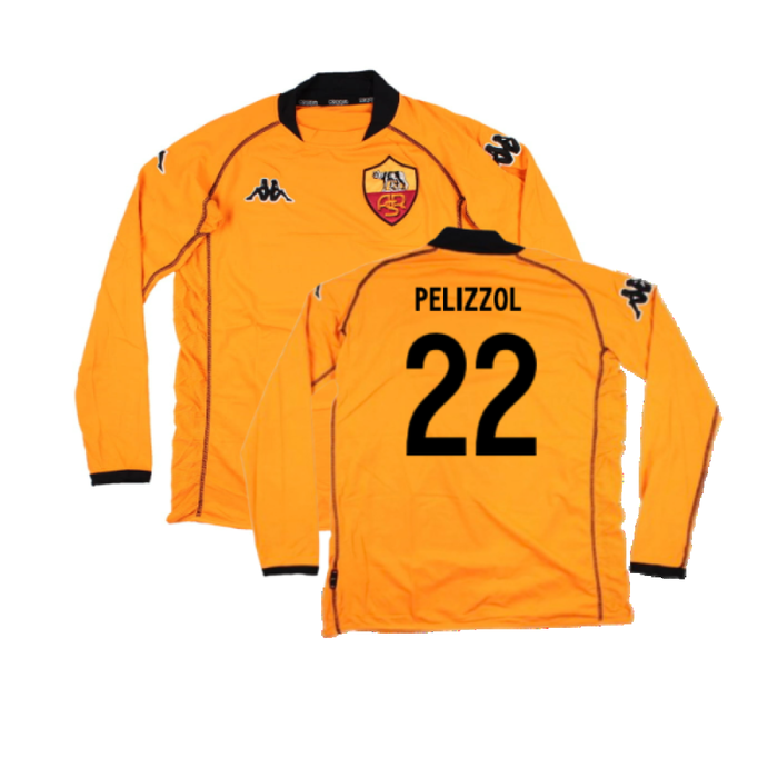 Roma 2002-03 Goalkeeper Long Sleeve Shirt (L) (Excellent) (Pelizzol 22)