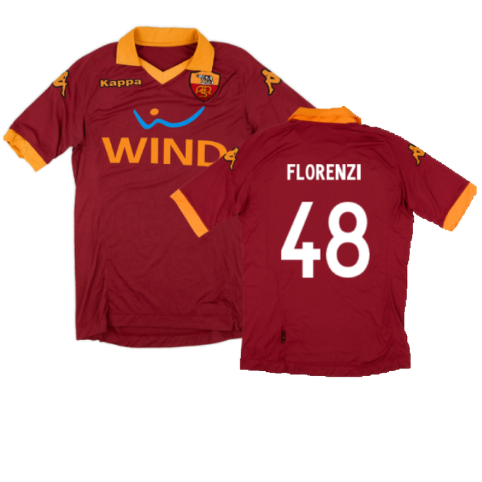 Roma 2012-13 Home Shirt (MB) (Florenzi 48) (Very Good)