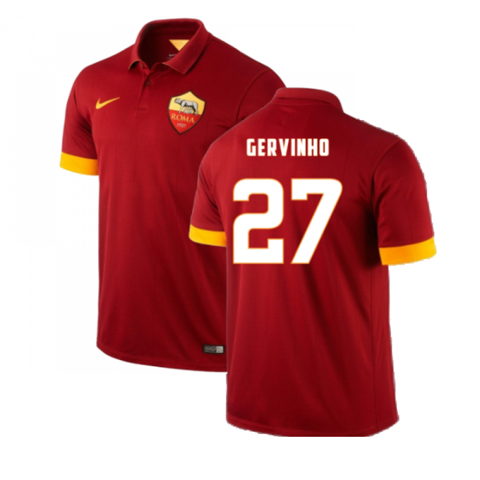 Roma 2014-15 Home Shirt (L) (Excellent) (Gervinho 27)