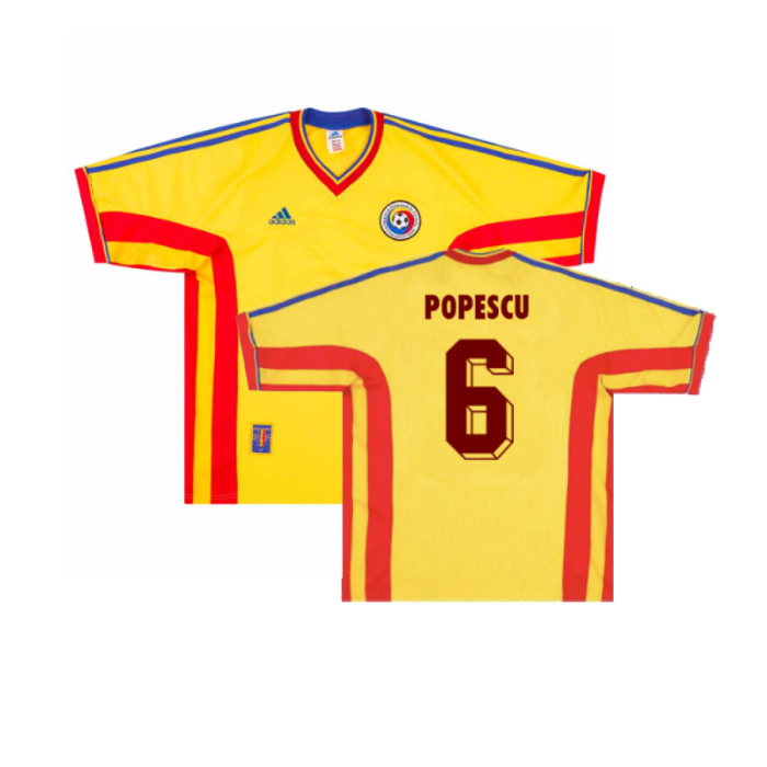 Romania 1998-2000 Home (Excellent) (Popescu 6)