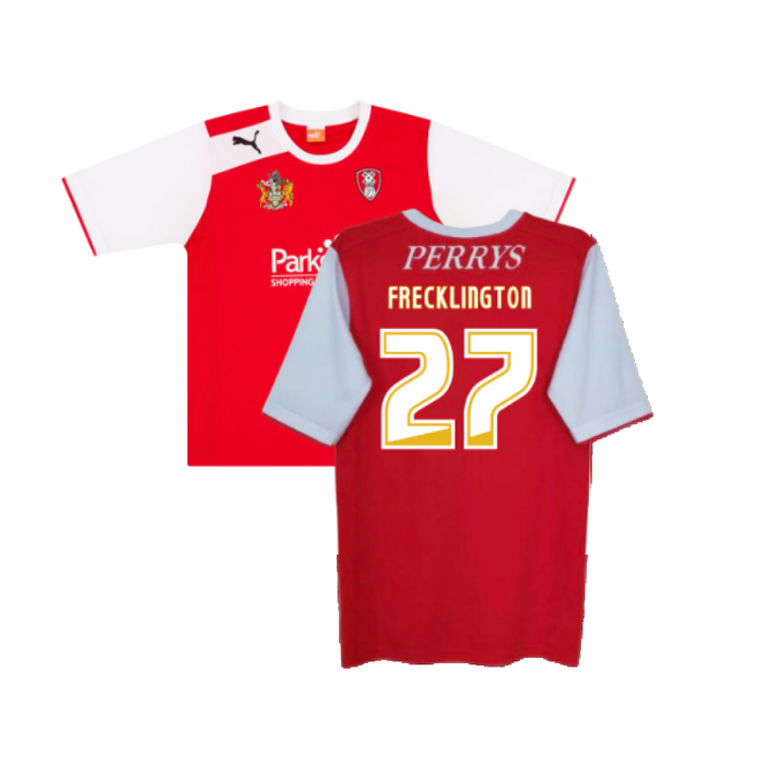 Rotherham 2012-14 Home Shirt (3XL) (Good) (Frecklington 27)