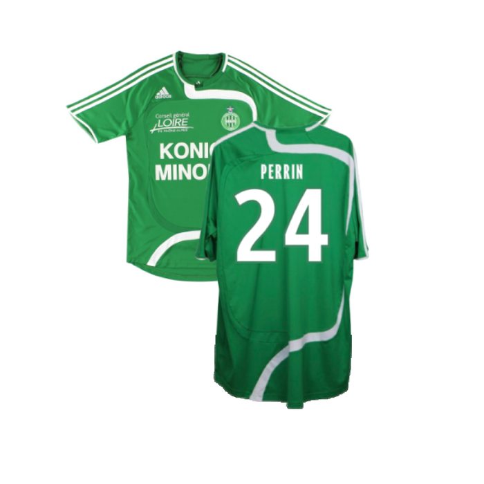 Saint Etienne 2007-08 Home Shirt (Very Good) (PERRIN 24)