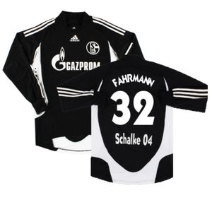 Schalke 2008-09 Player Version Goalkeeper Home Shirt (S) (Good) (Fahrmann 32)_0