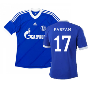 Schalke 2012-13 Home Shirt (Excellent) (Farfan 17)_0