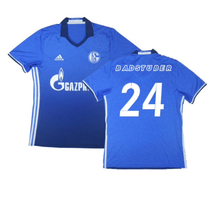 Schalke 2016-18 Home Shirt (M) (Excellent) (Badstuber 24)