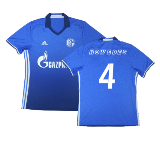 Schalke 2016-18 Home Shirt (M) (Excellent) (Howedes 4)_0
