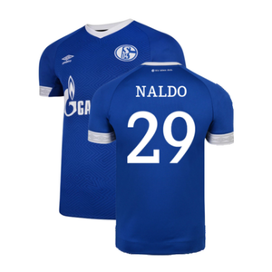 Schalke 2018-19 Home Shirt (2XL) (Excellent) (Naldo 29)_0