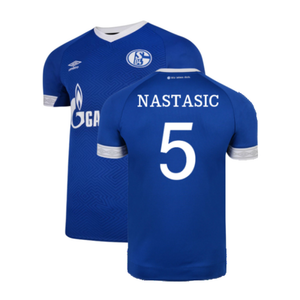 Schalke 2018-19 Home Shirt (2XL) (Excellent) (Nastasic 5)_0