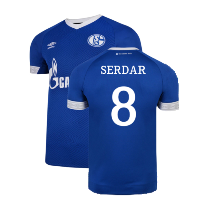 Schalke 2018-19 Home Shirt (2XL) (Excellent) (Serdar 8)