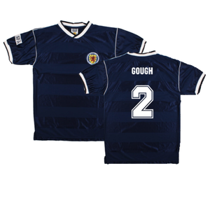 Scotland 1986-88 Score Draw Retro Home Shirt (M) (Gough 2) (Excellent)_0