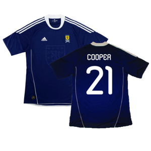 Scotland 2010-11 Home Shirt (Excellent) (Cooper 21)_0