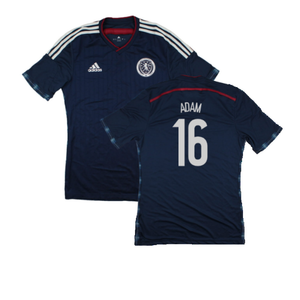 Scotland 2014-15 Player Issue Home Shirt (M) (Excellent) (Adam 16)_0