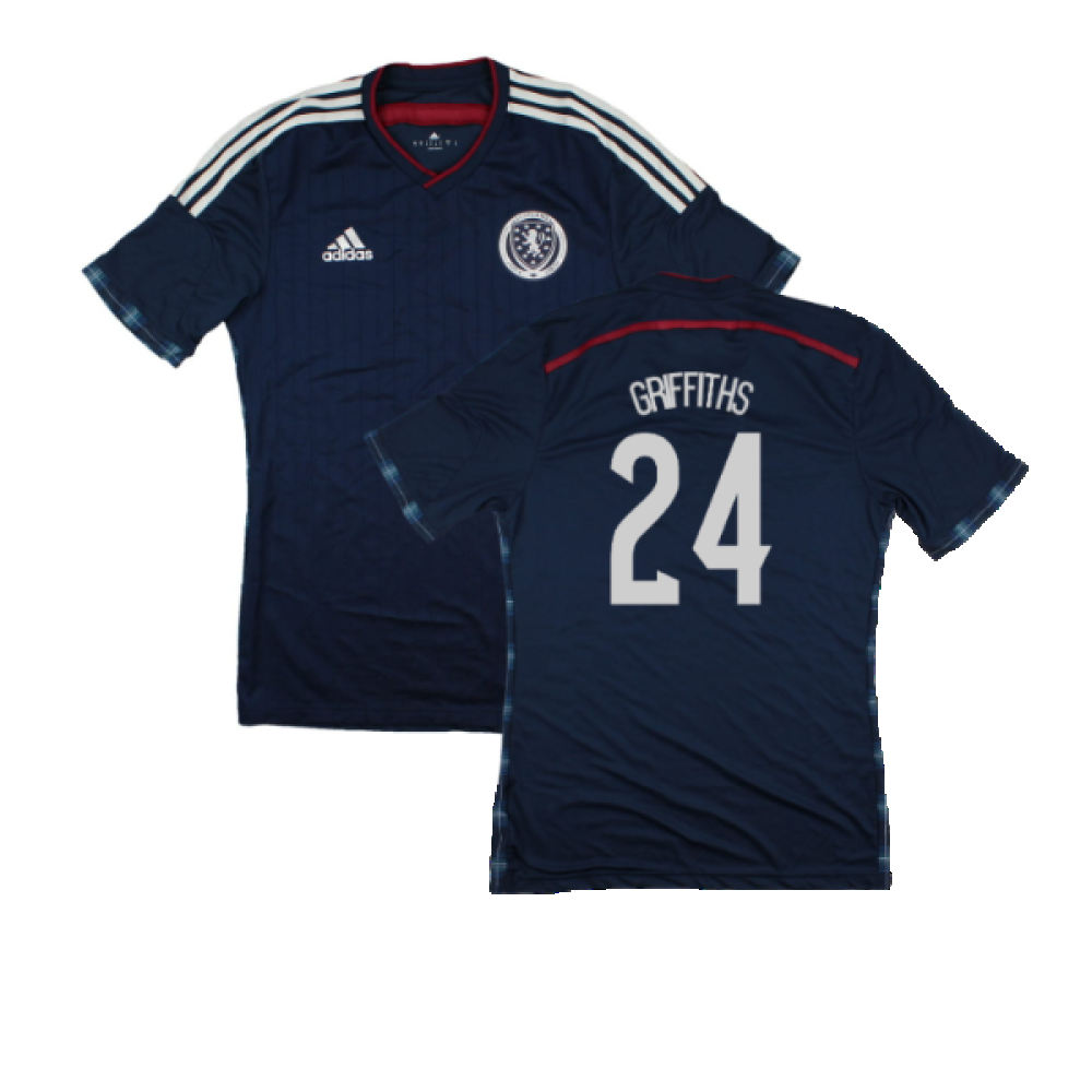 Scotland 2014-15 Player Issue Home Shirt (M) (Excellent) (Griffiths 24)_0