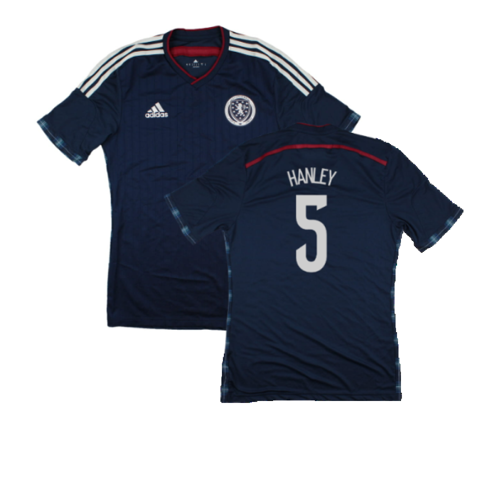 Scotland 2014-15 Player Issue Home Shirt (M) (Excellent) (Hanley 5)_0