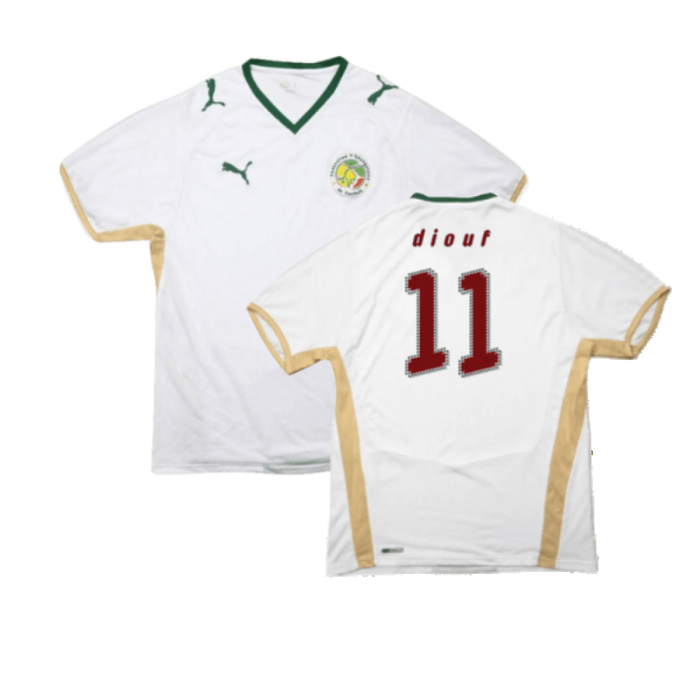 Senegal 2008-10 Home Shirt (S) (Very Good) (Diouf 11)