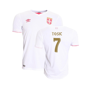 Serbia 2016-17 Away Shirt (L) (Very Good) (Tosic 7)_0