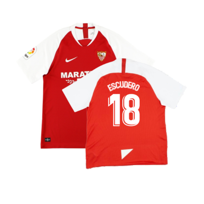 Sevilla 2019-20 Away Shirt (XL) (Excellent) (ESCUDERO 18)