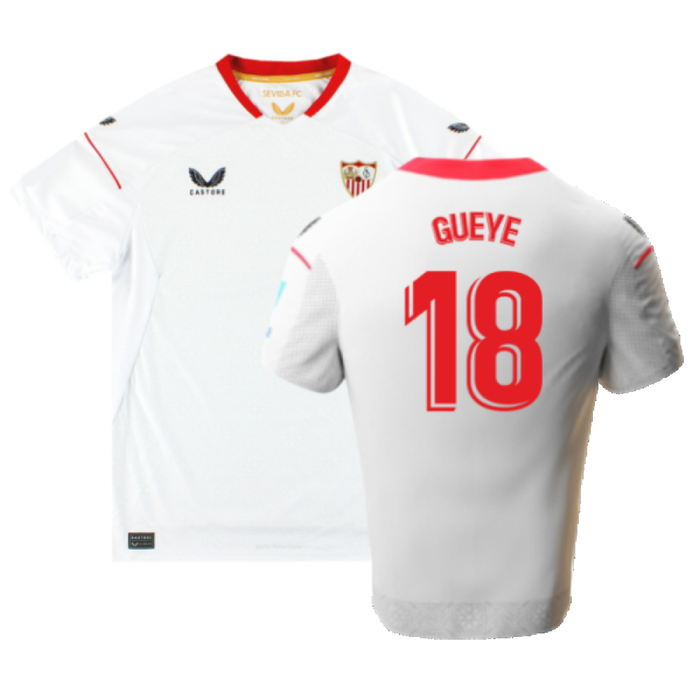 Sevilla 2022-23 Home Shirt (M) (Good) (Gueye 18)