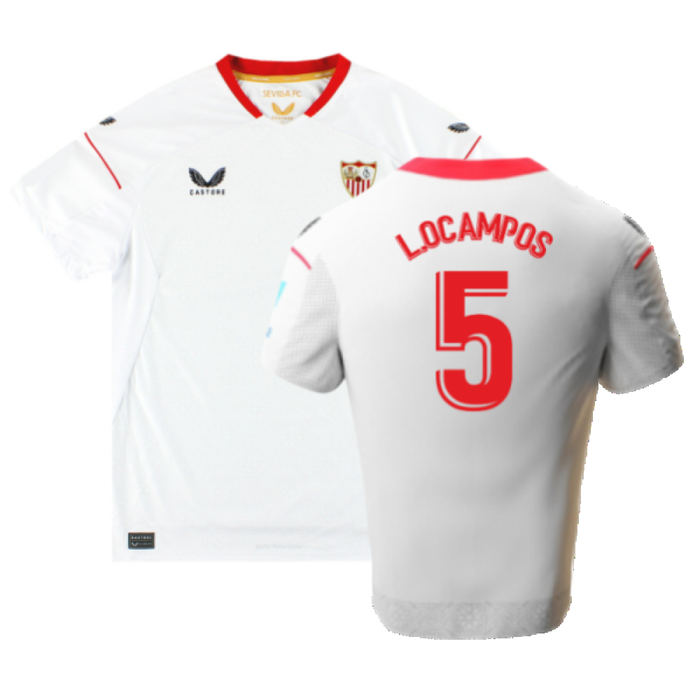 Sevilla 2022-23 Home Shirt (XXL) (Excellent) (L.Ocampos 5)