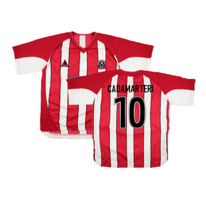 Sheffield United 2004-05 Home Shirt (2XL) (Good) (Cadamarteri 10)_0