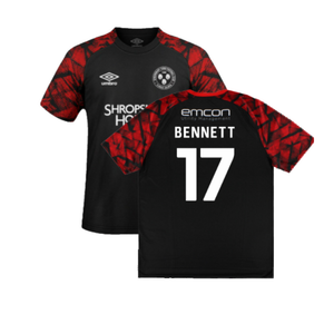 Shrewsbury 2022-23 Away Shirt (M) (Excellent) (Bennett 17)_0