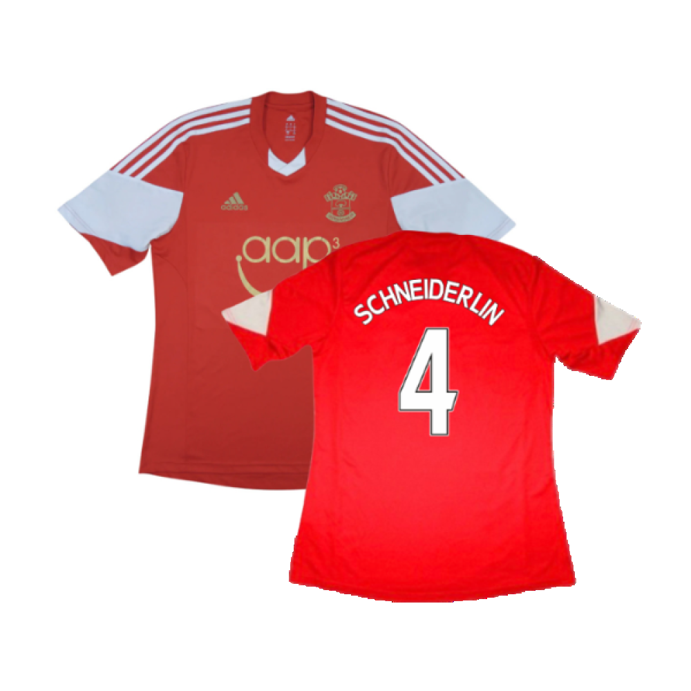 Southampton 2013-14 Home Shirt (XL) (Good) (Schneiderlin 4)_0