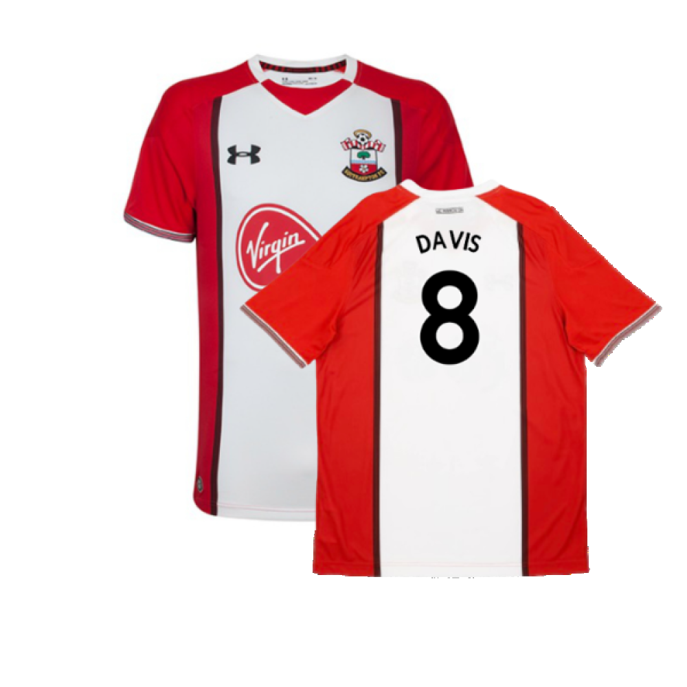 Southampton 2017-2018 Home Shirt (L) (Excellent) (Davis 8)_0