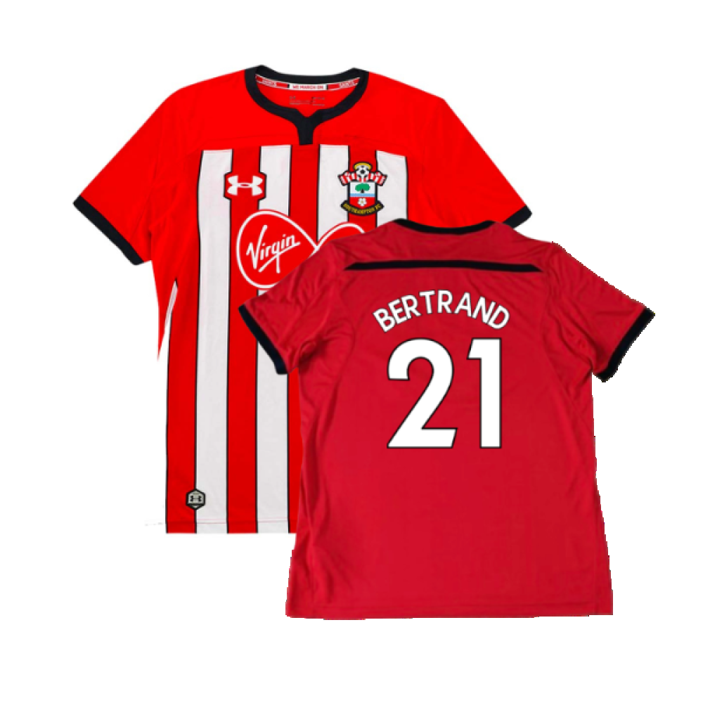 Southampton 2018-19 Home Shirt (Excellent) (Bertrand 21)_0