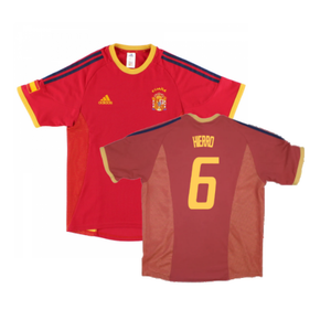 Spain 2002-04 Home Shirt (Good) (Hierro 6)_0