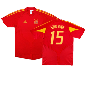 Spain 2004-06 Home Shirt (S) (Excellent) (Sergio Ramos 15)_0