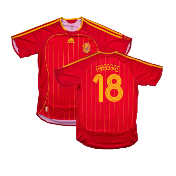 Spain 2005-07 Home (Excellent) (Fabregas 18)