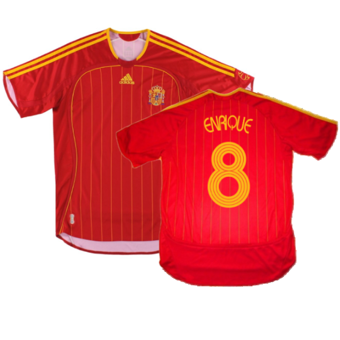 Spain 2006-08 Home Shirt (S) (Excellent) (Enrique 8)