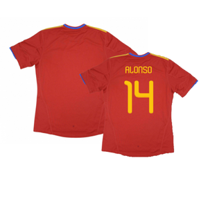 Spain 2010-11 Home Shirt (XL) (Excellent) (Alonso 14)_0