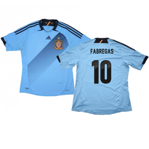 Spain 2012-13 Away Shirt (XLB) (Very Good) (Fabregas 10)_0