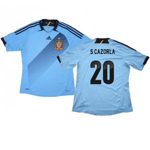 Spain 2012-13 Away Shirt (XLB) (Very Good) (S Cazorla 20)_0