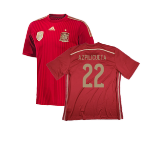 Spain 2014-15 Home Shirt (XS) (Excellent) (Azpilicueta 22)_0