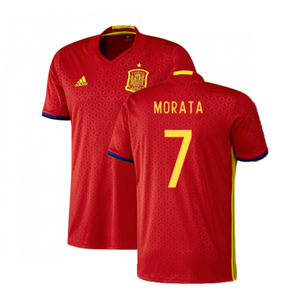 Spain 2016-17 Home Shirt (XS) (Excellent) (Morata 7)_0