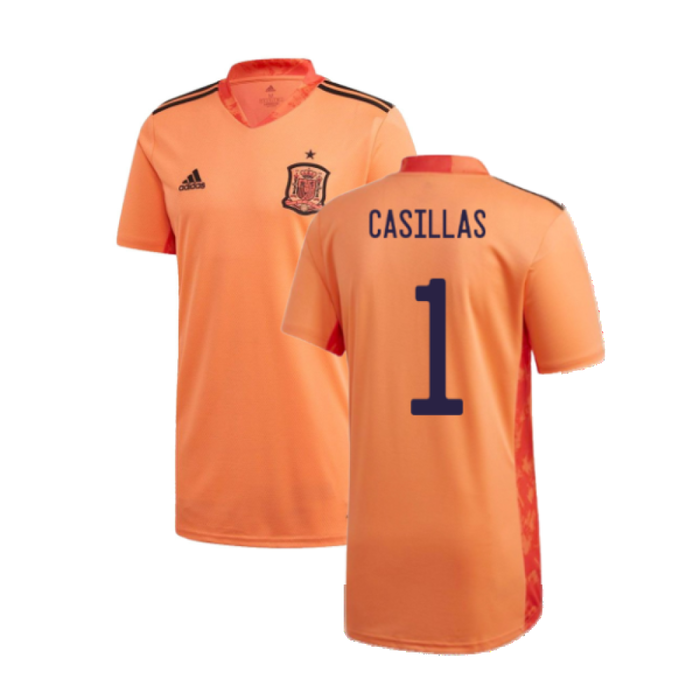 Spain 2020-21 Home Goalkeeper Shirt (L) (BNWT) (Casillas 1)