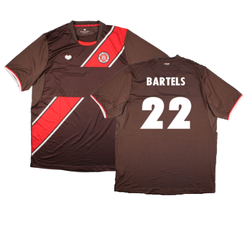 St. Pauli 2013-14 Home Shirt (Sponsorless) (XXL) (Mint) (Bartels 22)_0