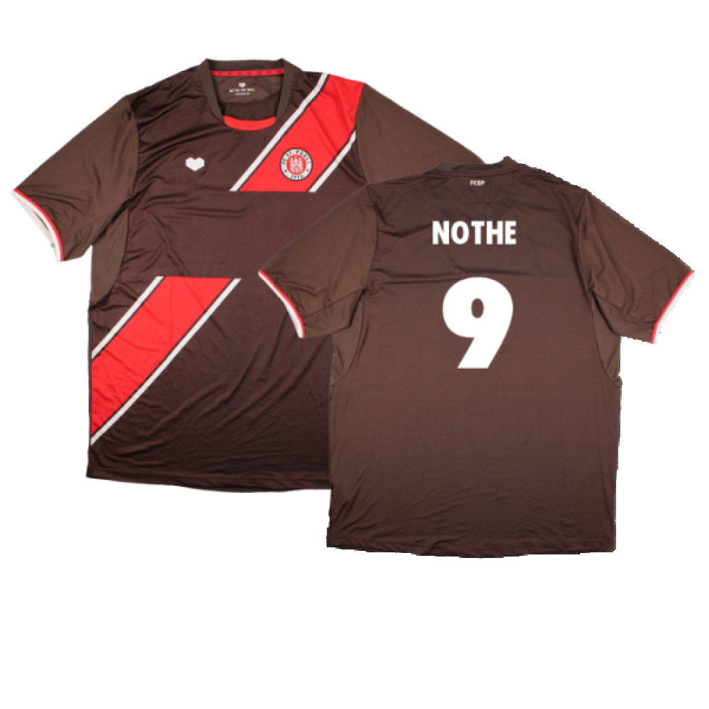 St. Pauli 2013-14 Home Shirt (Sponsorless) (XXL) (Mint) (Nothe 9)_0