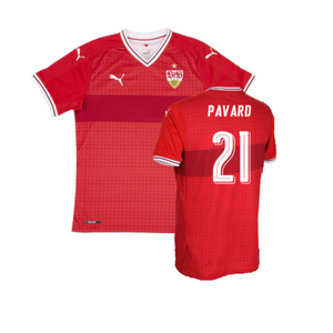 Stuttgart 2017-18 Away Shirt (Sponsorless) (XXL) (Excellent) (Pavard 21)_0